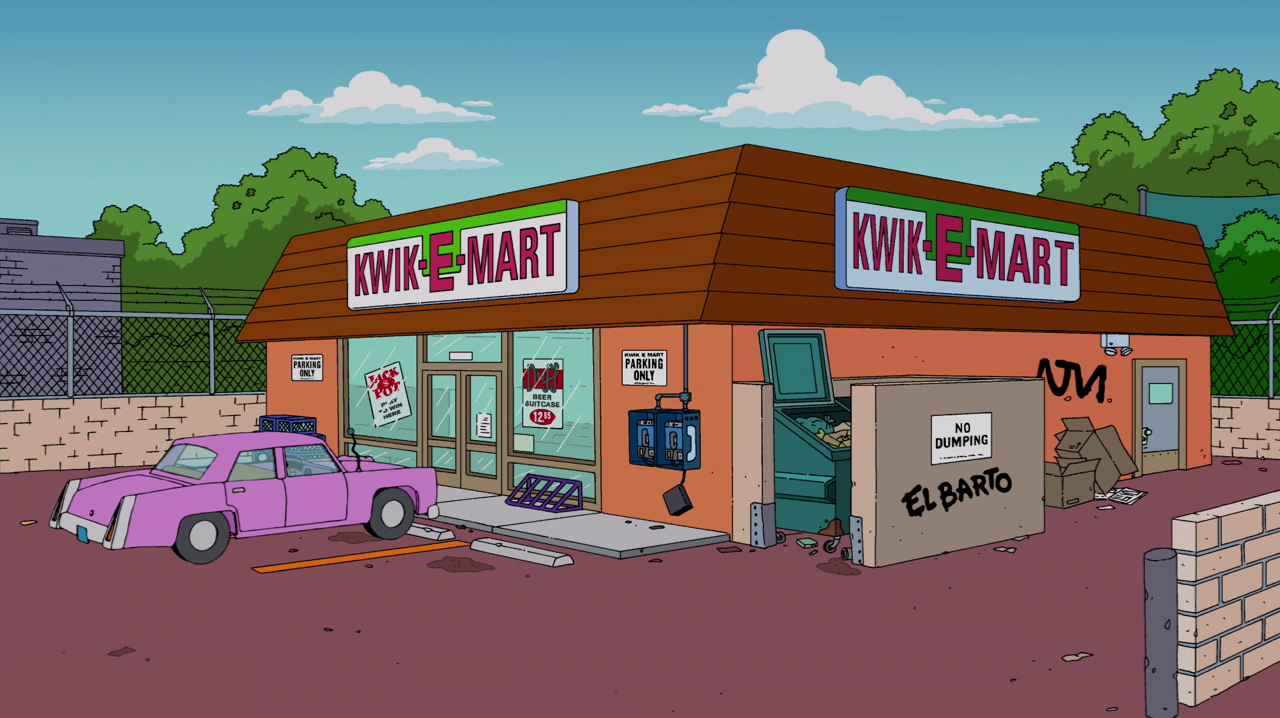 Simpsons hit and run kwik e mart owner on the simpsons crossword